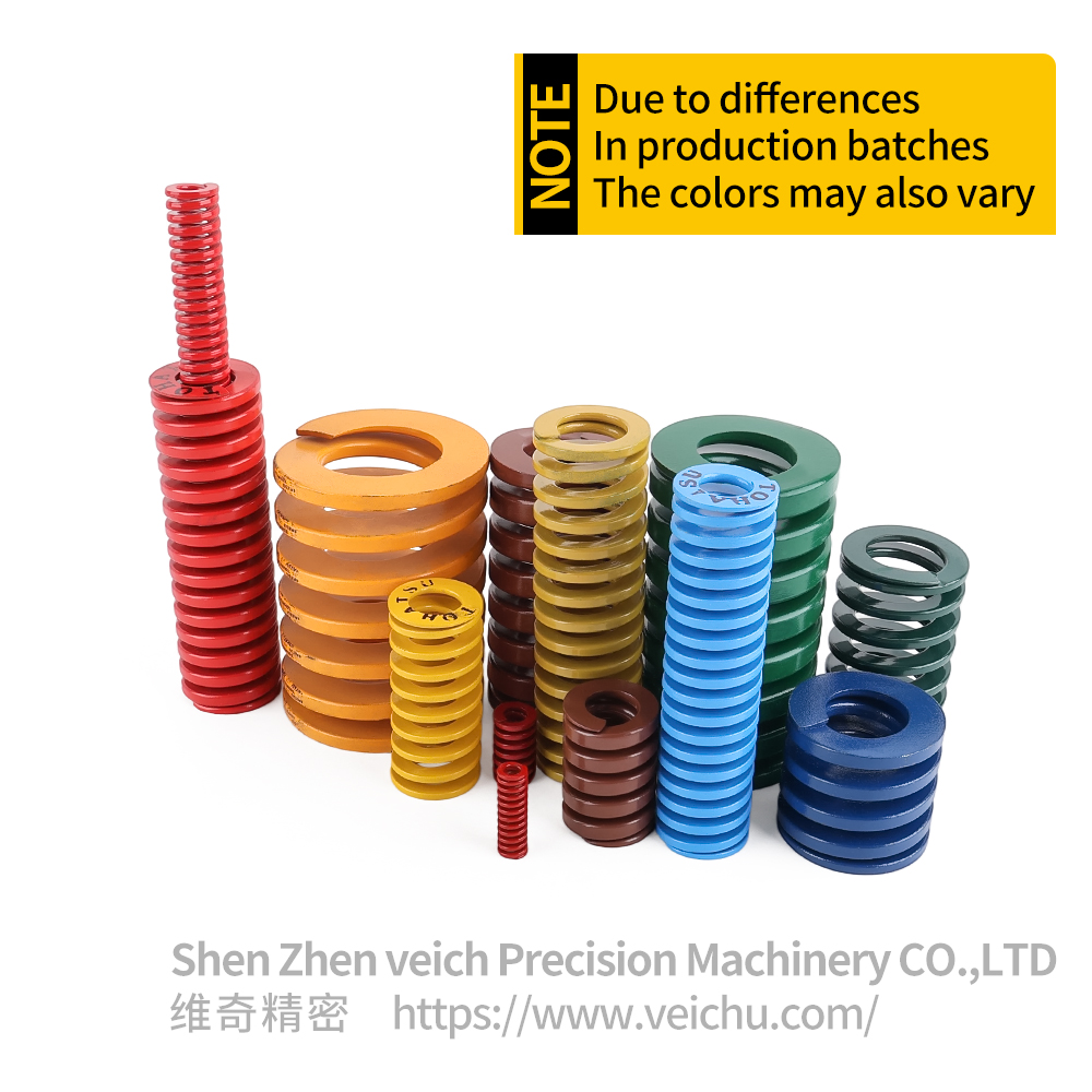 TM-Medium Load Red Alloy Steel Die Spring