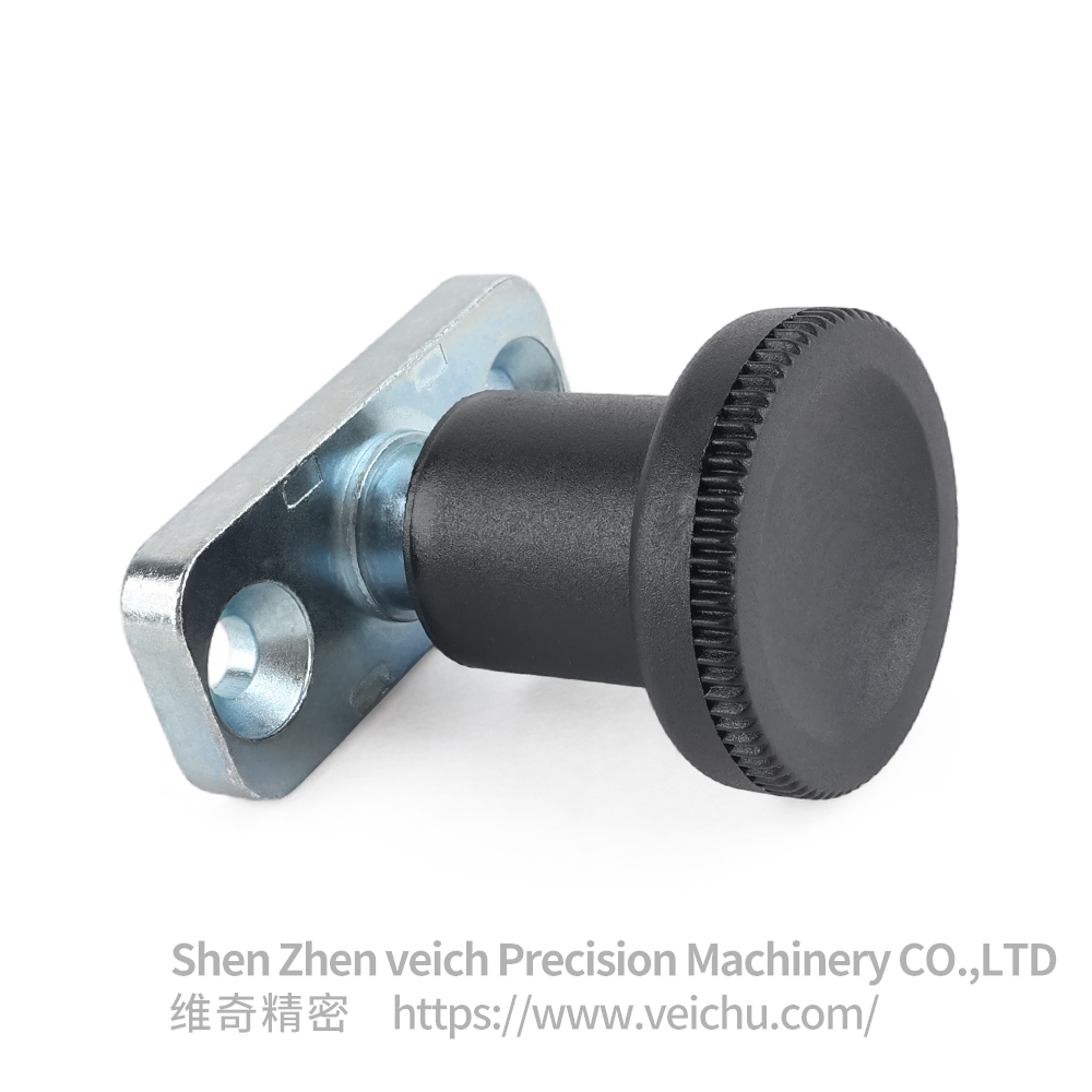 VCN232-C Rest position Carbon Steel Spring Loaded Plunger with Flange