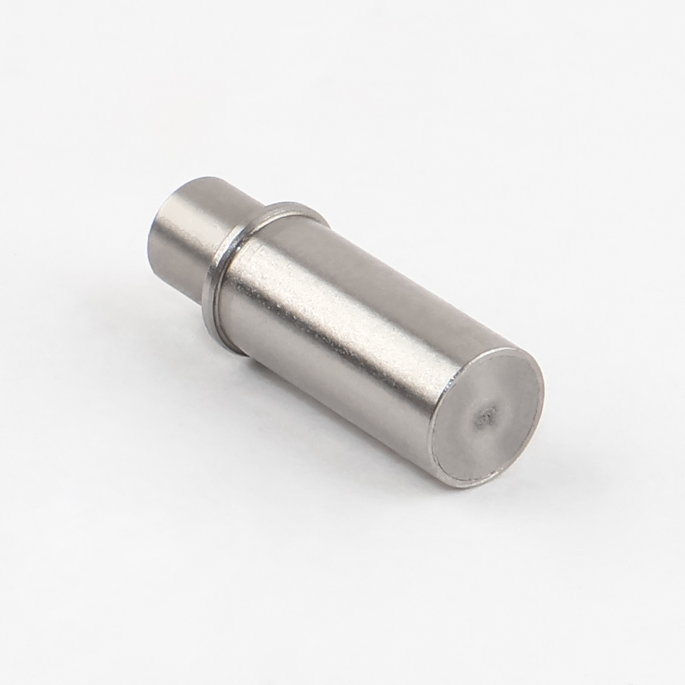 VCN510-F Flat Head Stainless Steel Spring Plunger - Smooth,Flanged