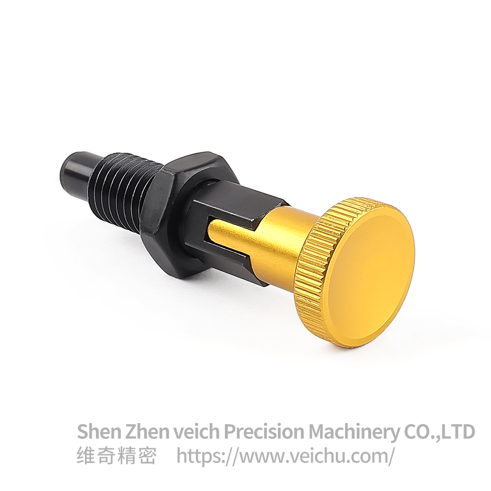 VCN217-CPK-Gold Rest Position Type Carbon Steel Indexing Plungers