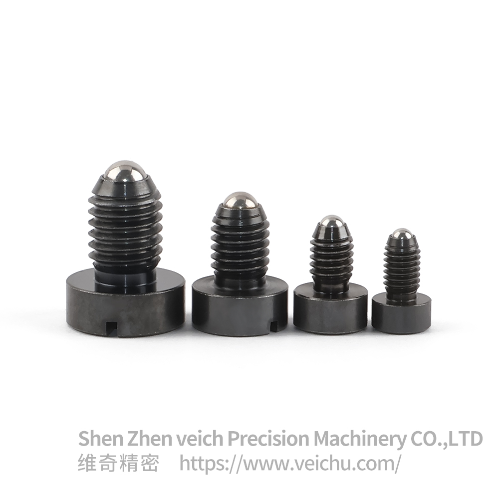 VCN417-ST Carbon Steel Ball Plunger with Single Slot