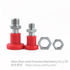 VCN216-CNK-Red Nylon KnobSpring Loaded Plunger