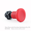 VCN216-CK-Red Carbon Steel Plastic Knob Sring plunger