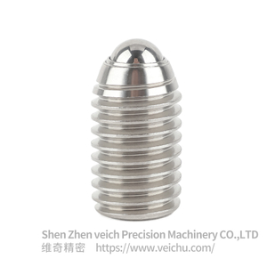 VCN327-BM Stainless Steel Threaded Type Roller Ball with Spring