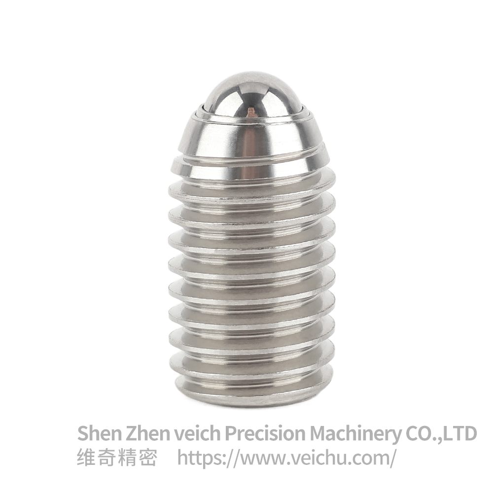 VCN327-BM Stainless Steel Threaded Type Roller Ball with Spring