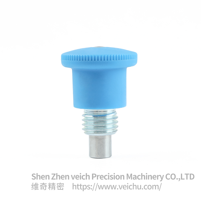VCN218-B/MB Blue Handle Carbon Steel Return Type Indexing Plunger