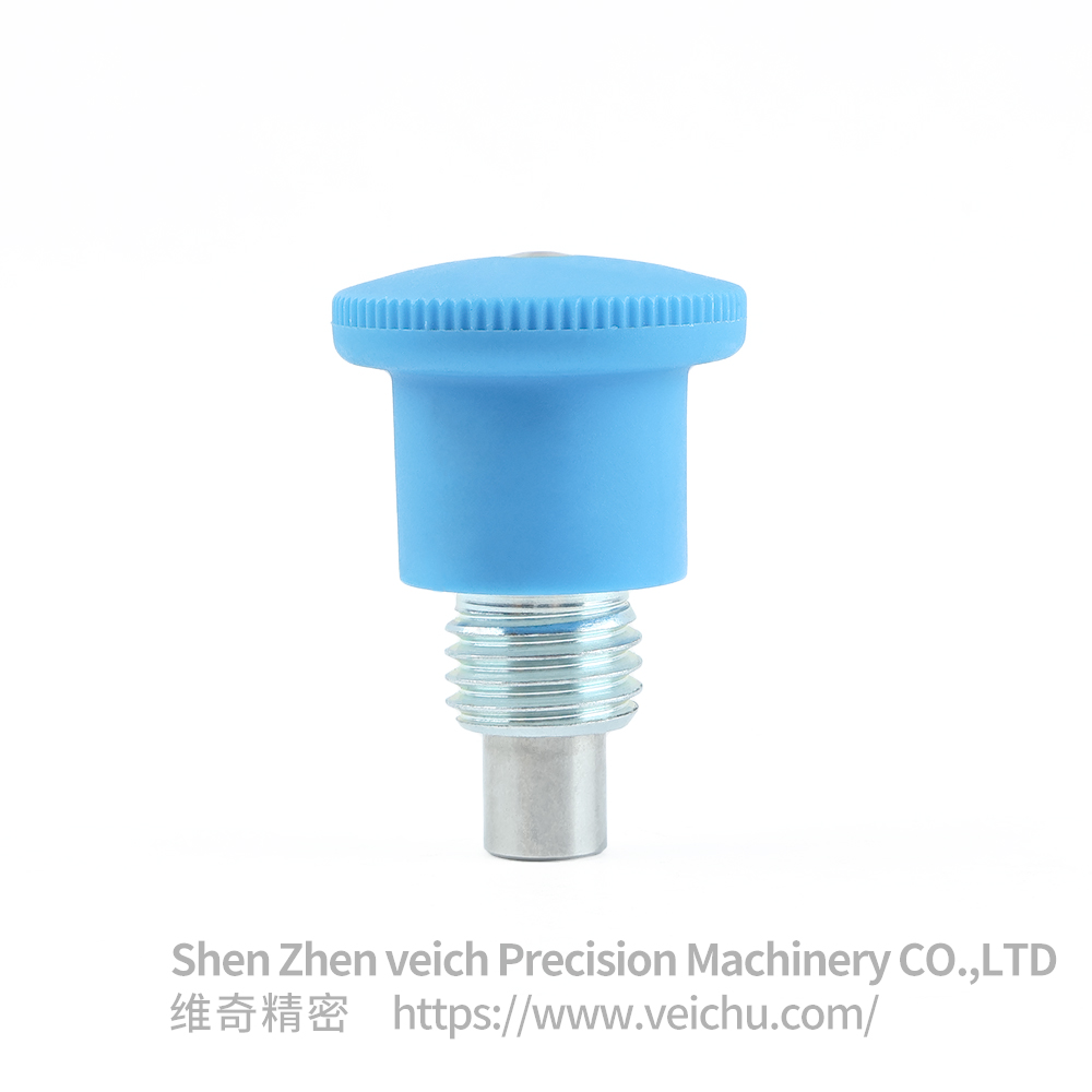 VCN218-B/MB Blue Handle Carbon Steel Return Type Indexing Plunger