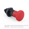 VCN221-BK-Red Carbon Steel Nylon6 Knob Spring Loaded Plunger
