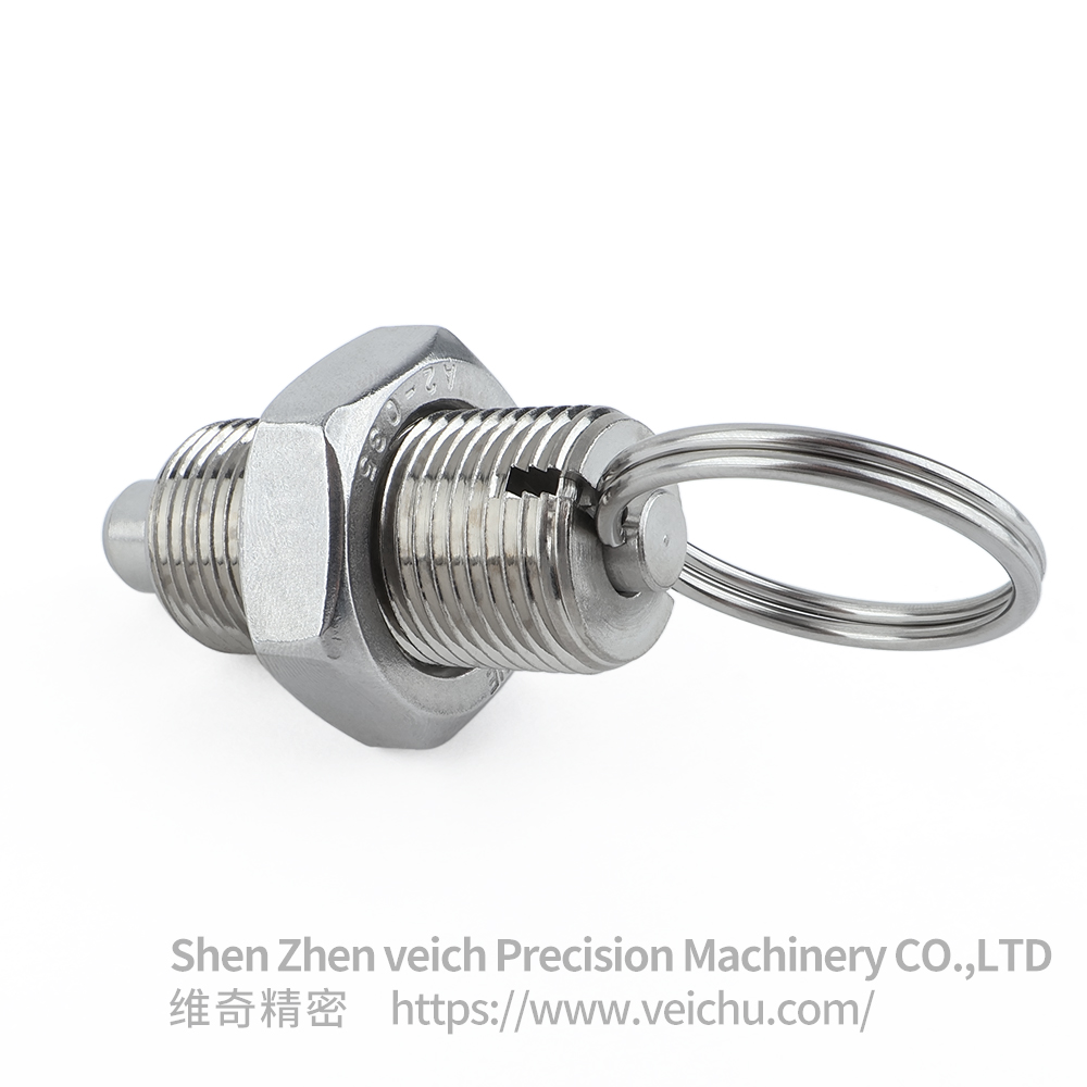VCN236-LNK Stainless Steel Pull Ring Indexing Plunger