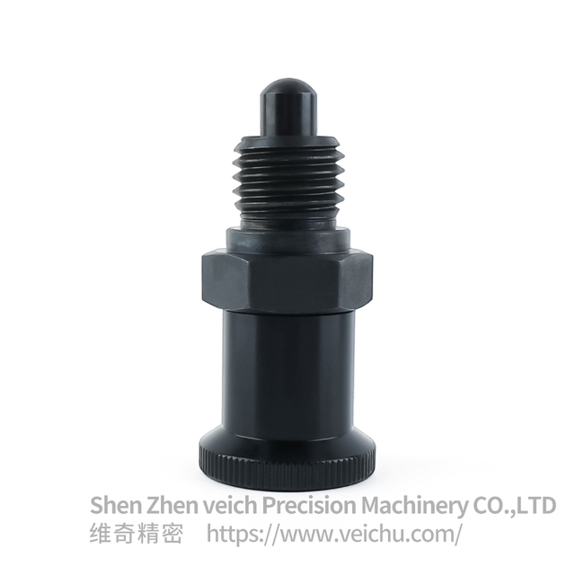VCN215-B Carbon Steel Aluminum Knob Return Type Indexing Plunger