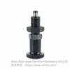 VCN210-BK-Tapered Pin Carbon Steel Aluminum Knob Return Type Indexing Plunger