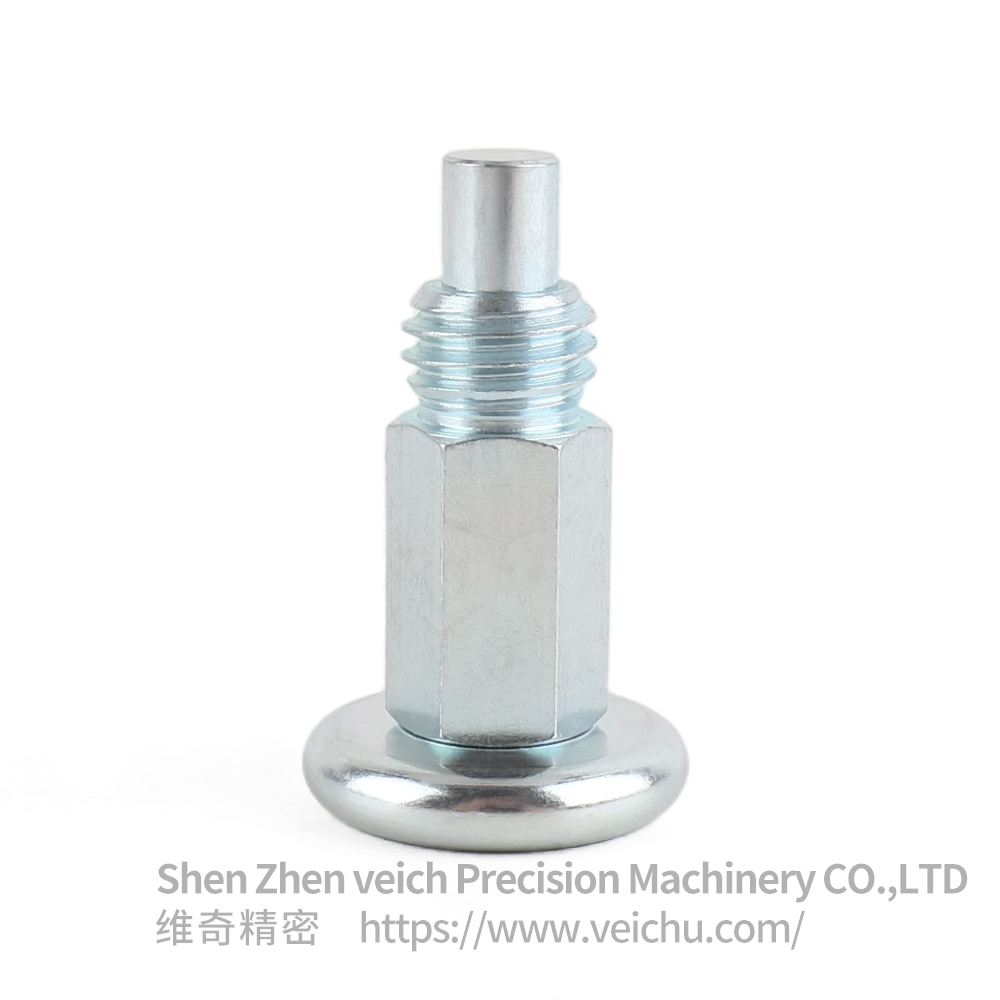 VCN231-B Return Type Carbon Steel Mushroom head Spring Loaded Plunger