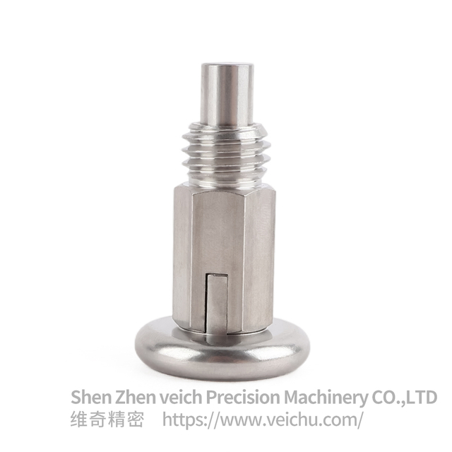 VCN231-CN Rest Position Type Stainless Steel Aluminum Knob Hand-Retractable Plungers
