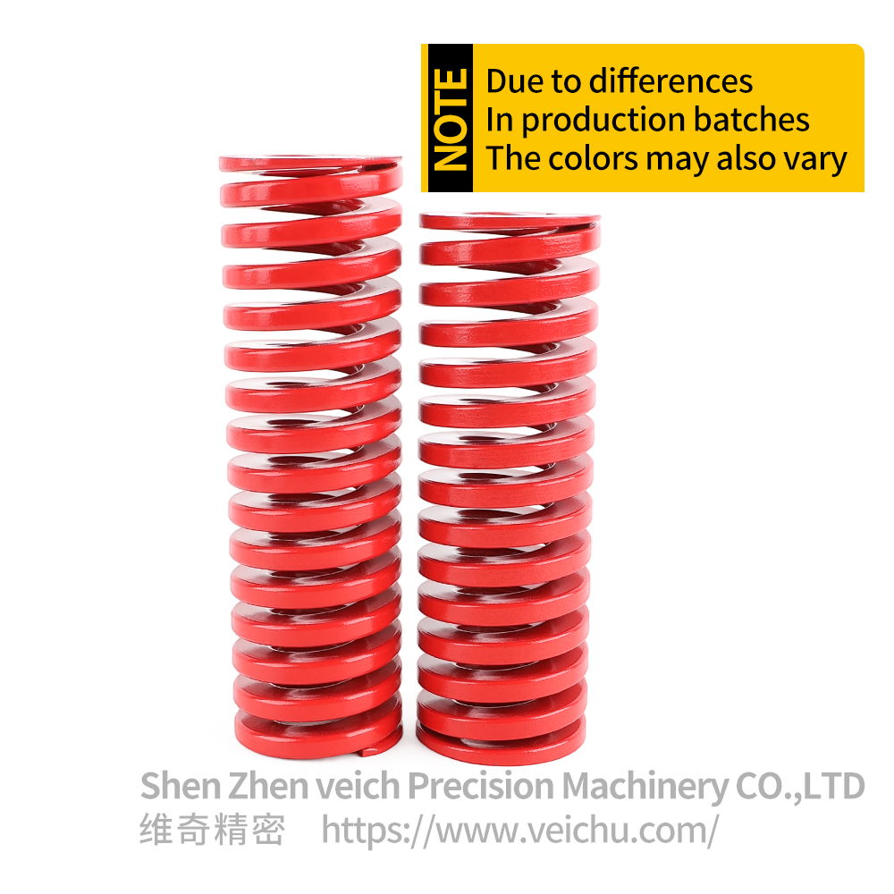 TM-Medium Load Red Alloy Steel Die Spring