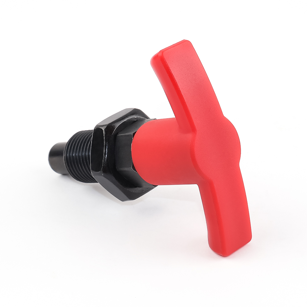 VCN250-BK Return Type T-Handle Carbon Steel Spring Detent Plungers