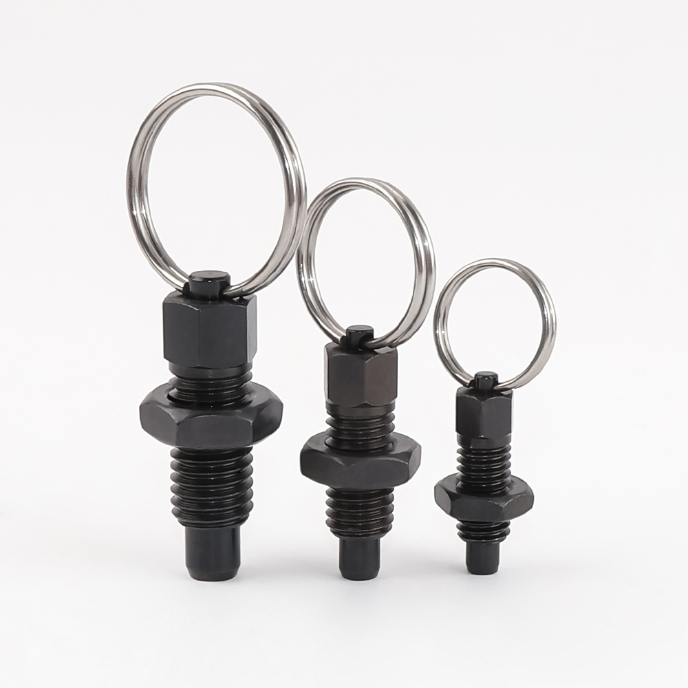 VCN217-LPK Carbon Steel Pull-ring Retractable Spring Plungers