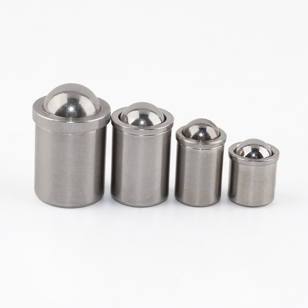 VCN410-S Stainless Steel Ball Plunger - Press Fit,Flange