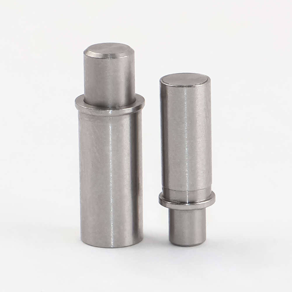 VCN510-F Flat Head Stainless Steel Spring Plunger - Smooth,Flanged