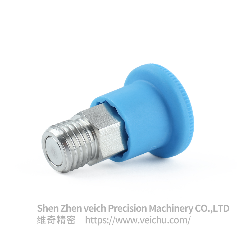 VCN218-CN /MCN Blue Handle Stainless Stee Mini Indexing Plunger