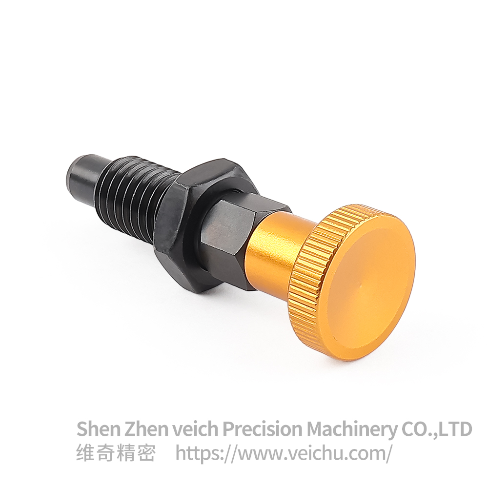 VCN217-BPK-Gold Carbon Steel Return Type Spring Plungers