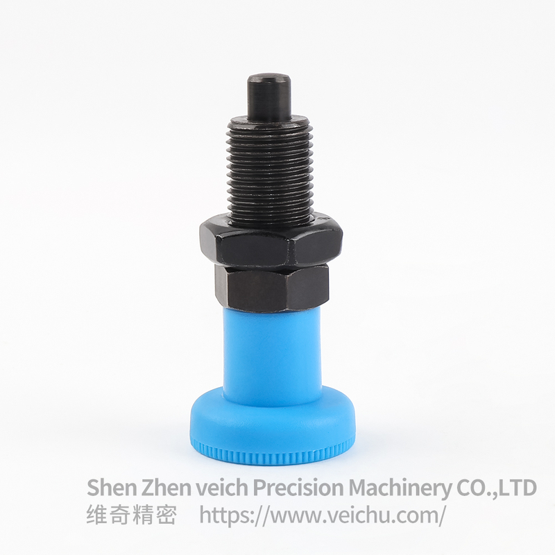 VCN220-BK Spring loaded Plunger with Nut