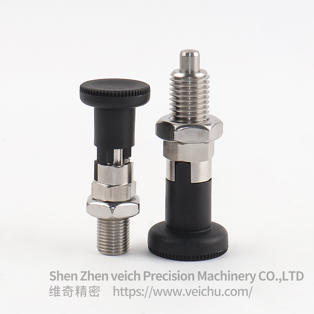 VCN220-CNK Nylon Knob Dowel Spring Loaded Plunger