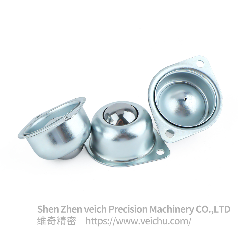 VCN348-50 Carbon Steel Conveyor Ball Rollers With dust exhaust holes