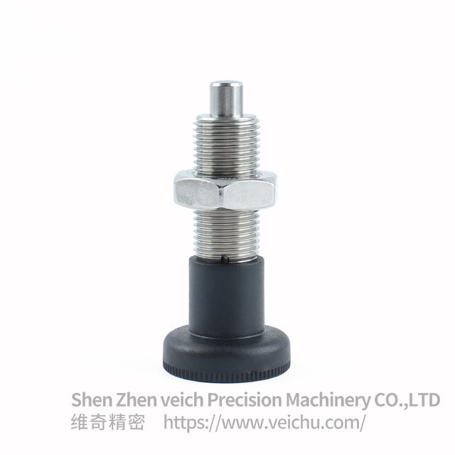 VCN219-BNK-Black Nylon Knob Precision Indexing Plunger