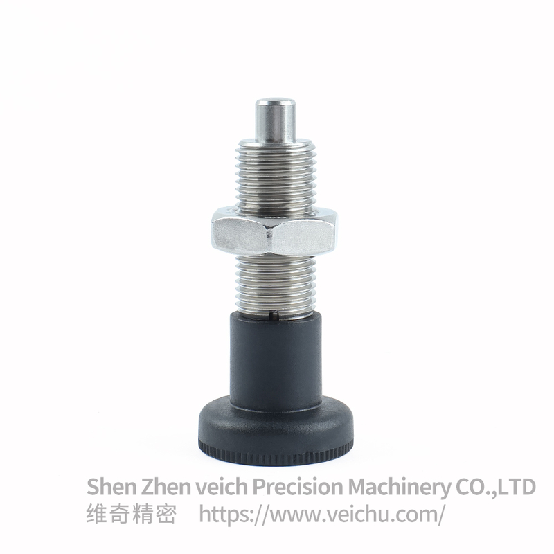 VCN219-BNK-Black Nylon Knob Precision Indexing Plunger