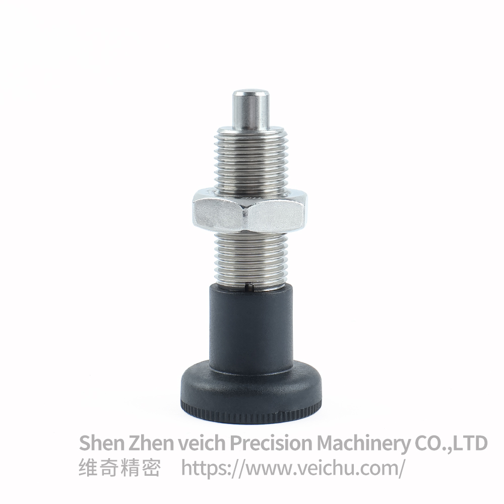 VCN219-BNK-Black Nylon Knob Precision Indexing Plunger