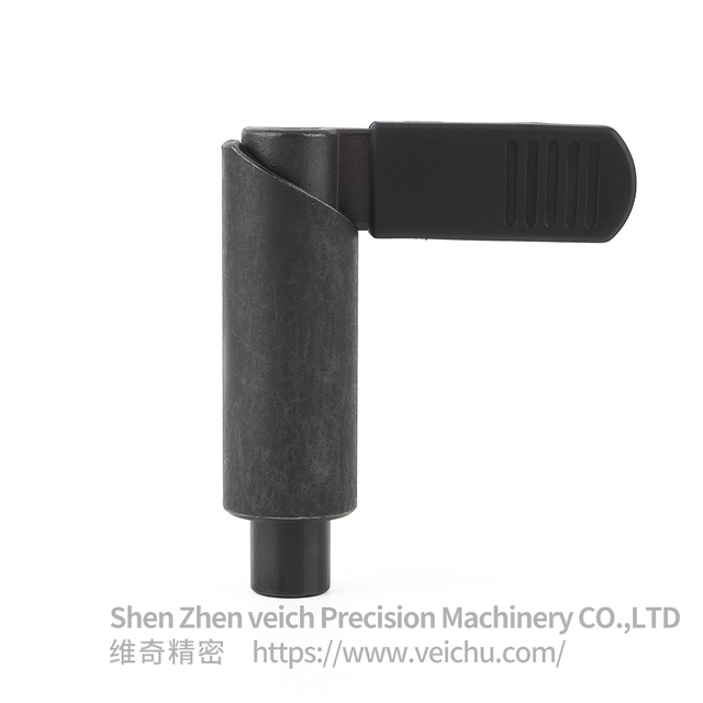 VCN228-B Carbon Steel L Type Handle Non-Threaded Indexing Plunger with Lever Cap
