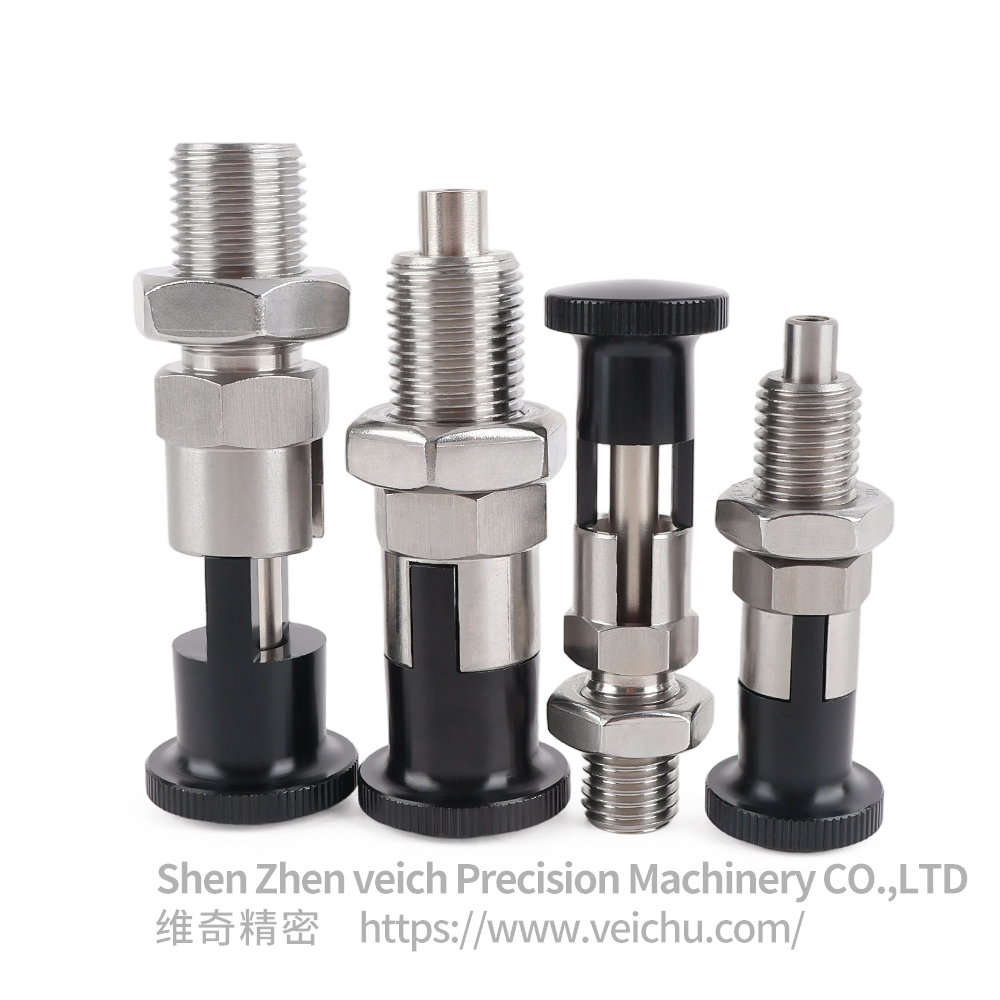 VCN211-CNK Rest Position Type Stainless Steel Aluminum Knob Hand-Retractable Plungers