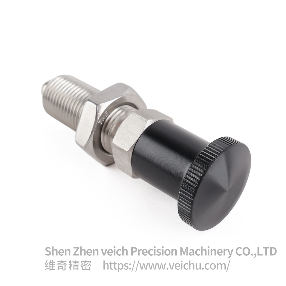 VCN212-BNK Stainless Steel Aluminum Knob Hand-Retractable Plungers
