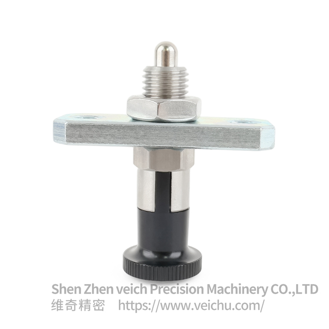 VCN242-CNK Stainless Steel Rest Position Type Spring Loaded Plunger with Flange