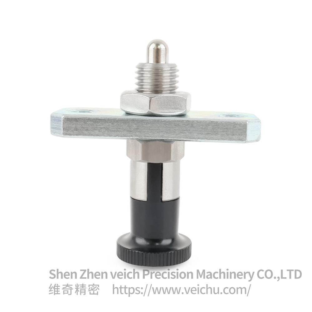 VCN242-CNK Stainless Steel Rest Position Type Spring Loaded Plunger with Flange