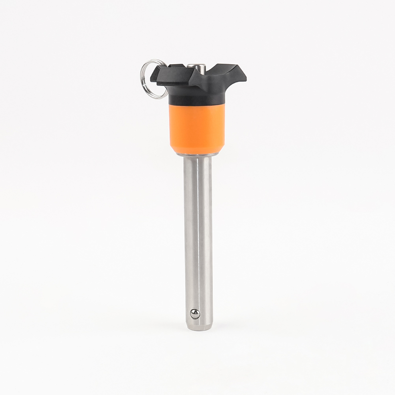 VCN120 Push Button Type Orange Knob Quick Release Pin