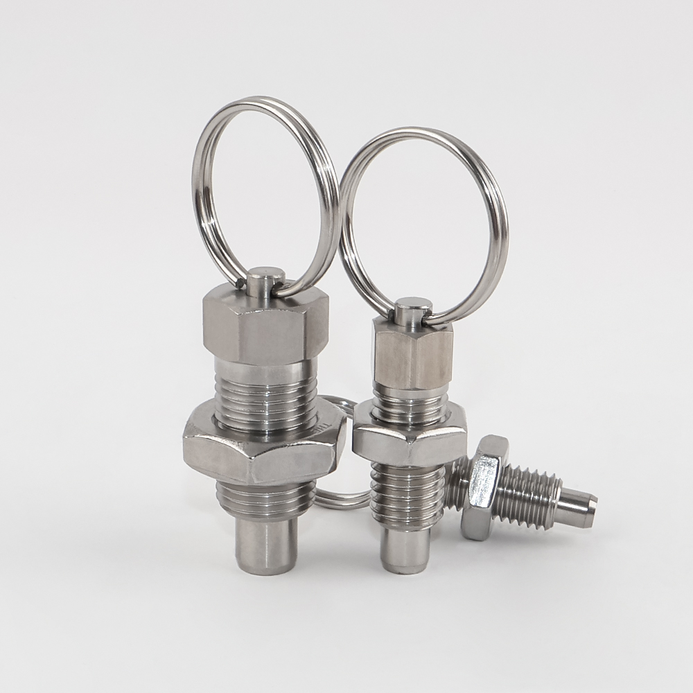 VCN217-LNK Stainless Steel Pull Ring Type Indexing Plunger