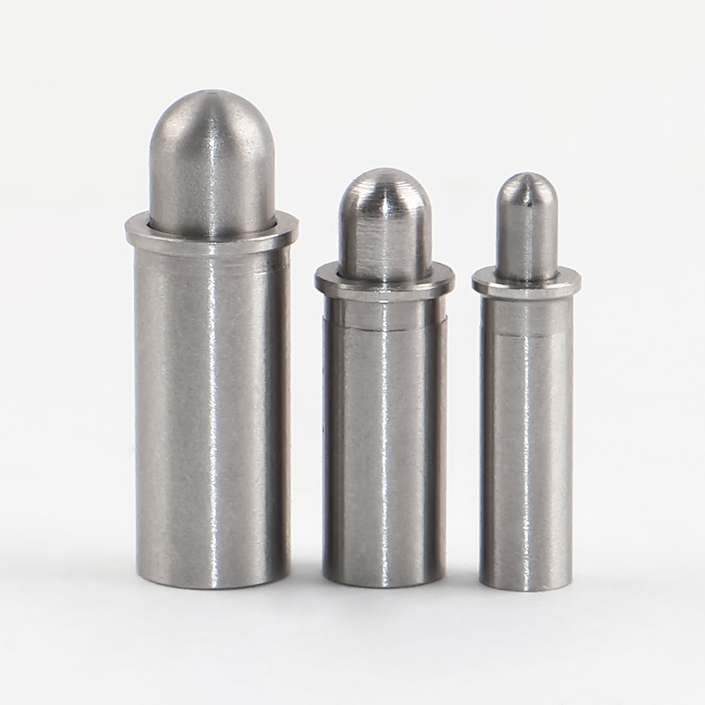 VCN510-J Round Head Stainless Steel Spring Plunger - Micro, Short
