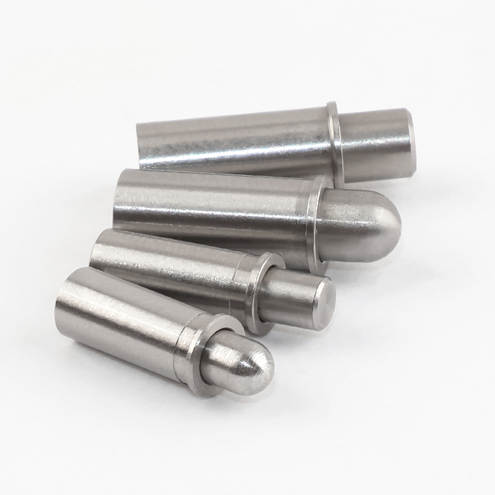 VCN510-J Round Head Stainless Steel Spring Plunger - Micro, Short