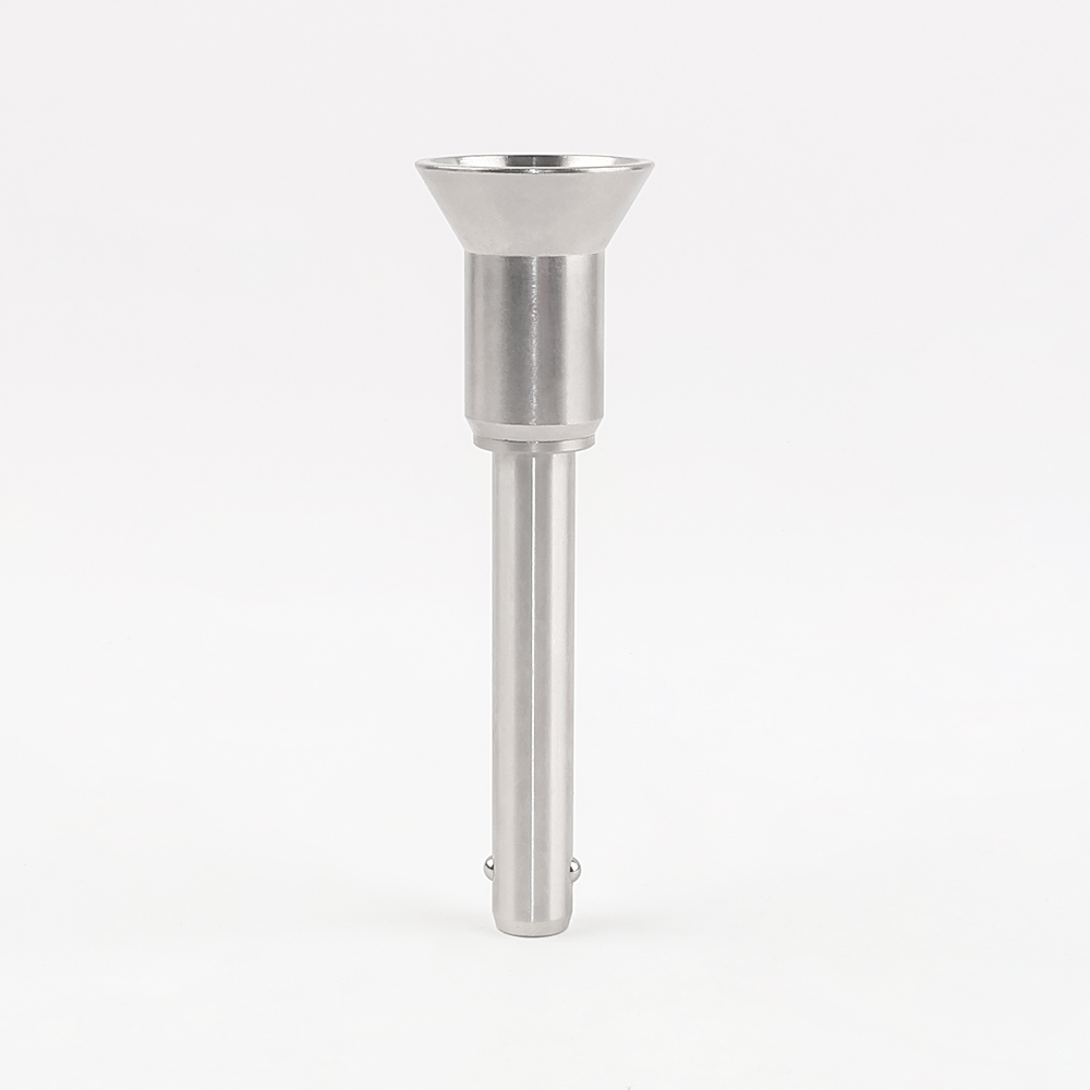VCN122 Ball Lock Safety Pin with Horn-Shaped Handle