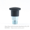 VCN218-C/MC Black Handle Carbon Stee Dowel Spring Loaded Plunger