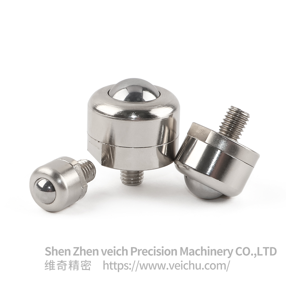 VCN335 Carbon Steel Conveyor Ball Rollers with Threaded Rod