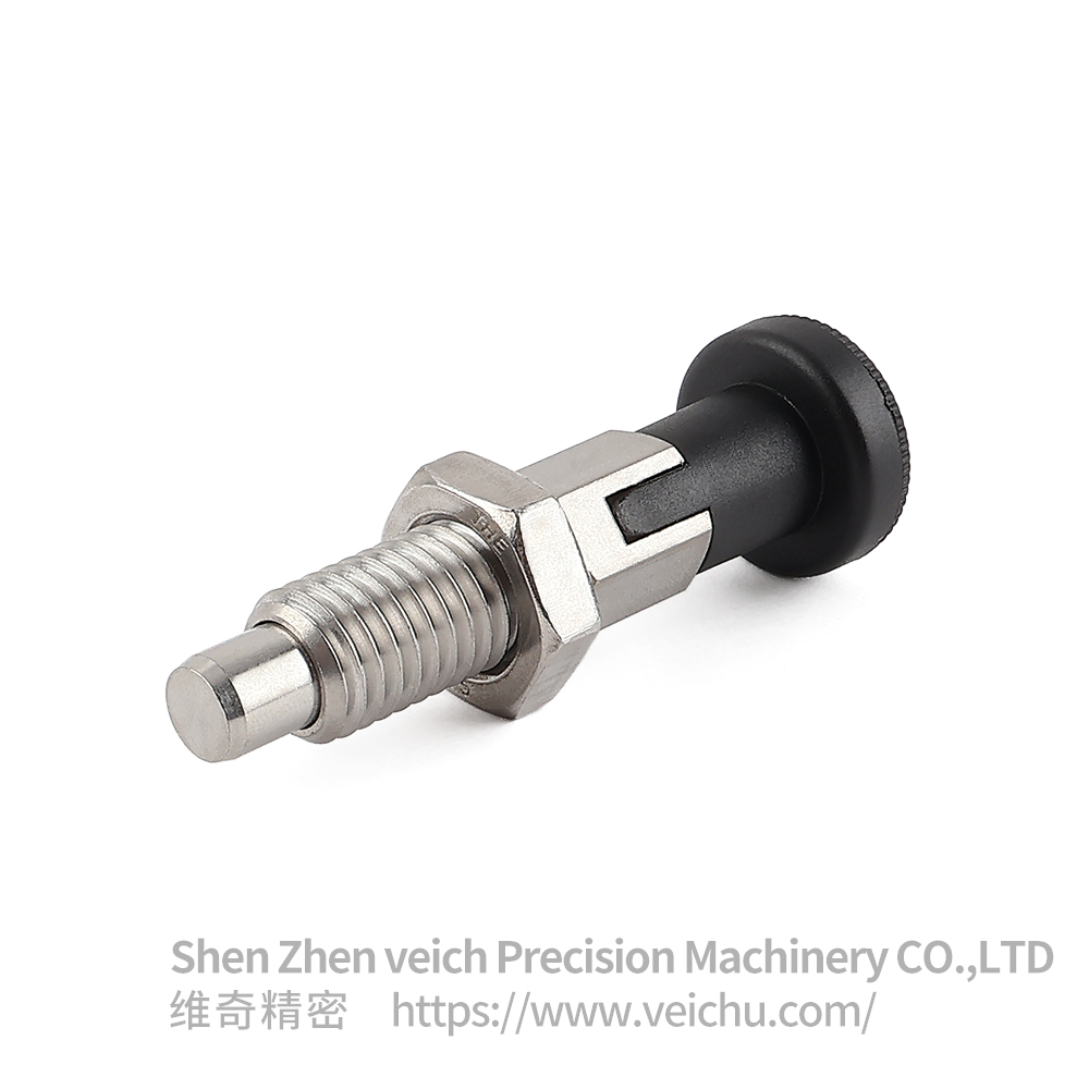 VCN217-YNK Gold Knob Stainless Steel Indexing Plungers