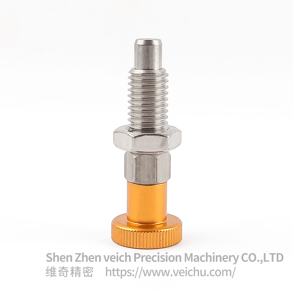 VCN217-BNK-Gold Stainless Steel Return Type Hand-Retractable Plungers