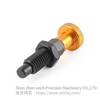 VCN217-BPK-Gold Carbon Steel Return Type Spring Plungers