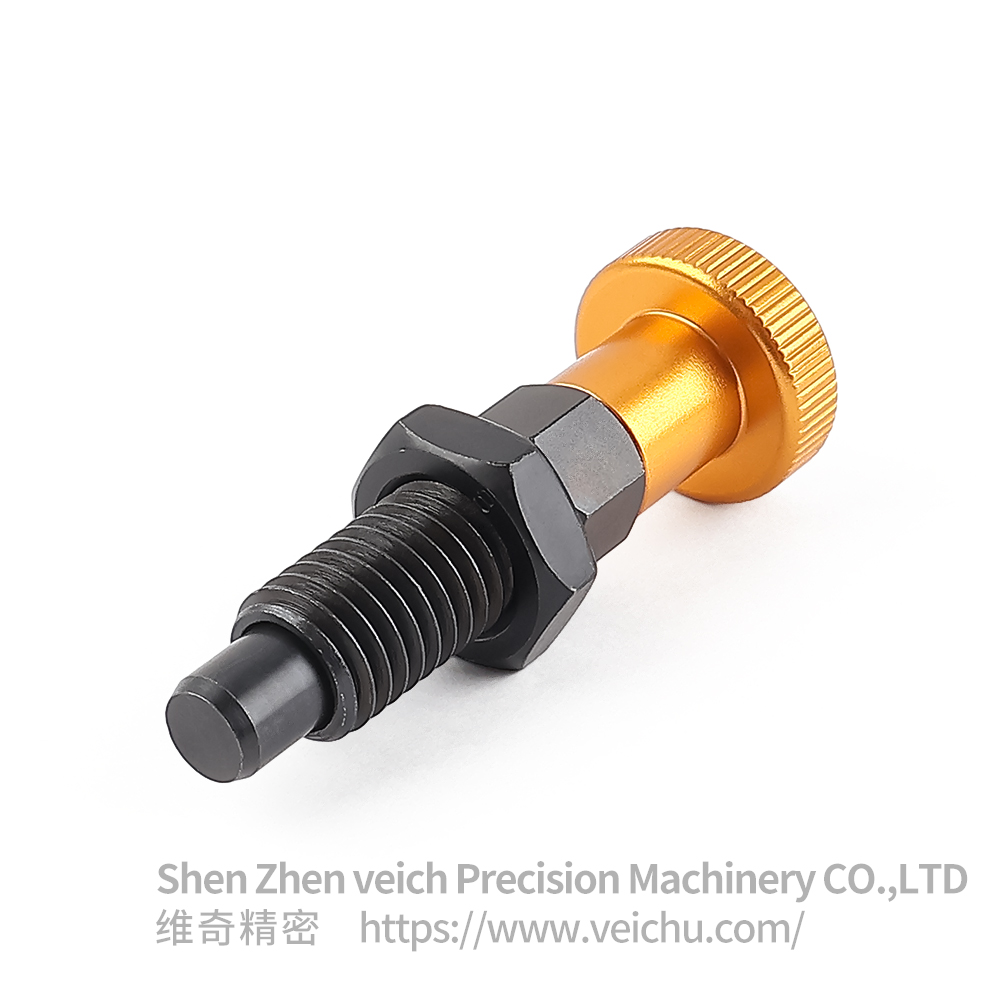 VCN217-BPK-Gold Carbon Steel Return Type Spring Plungers