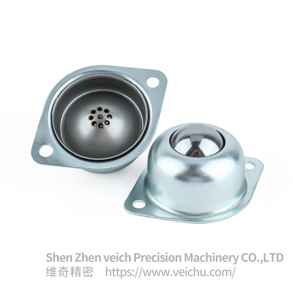 VCN348-80 Carbon Steel Ball Rollers with Flange