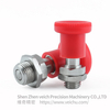 VCN216-CNK-Red Nylon KnobSpring Loaded Plunger