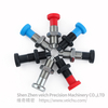 VCN219-BNK-Blue Nylon Knob Dowel Spring Loaded Plunger