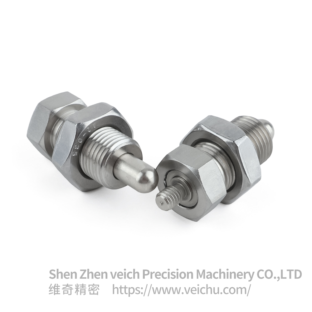 VCN224-GNK- Stainless Steel Precision Indexing Plunger without Knob